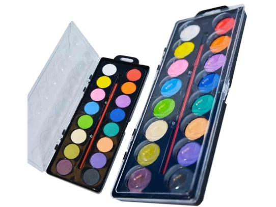 ACUARELAS ESTUCHE 16 COLORES C/PINCEL