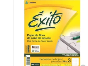 nhZTuCHp6LPL_iezXYvGq Hojas ÉXITO Nº3 Cuadriculado x96h.